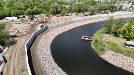Key flood protection features advancing